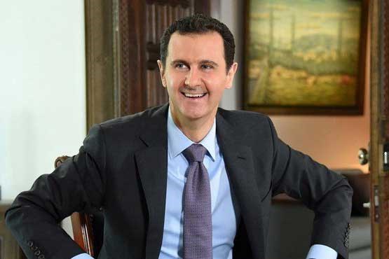 پیام تبریک بشار اسد به روحانی
