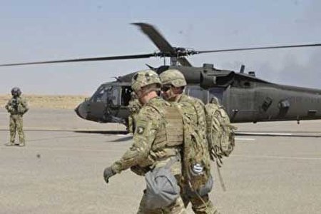 تروریست‌های آمریکایی از یک پایگاه هوایی در شمال عراق خارج شدند