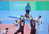 تیم ملی والیبال ایران از سد قطر گذشت