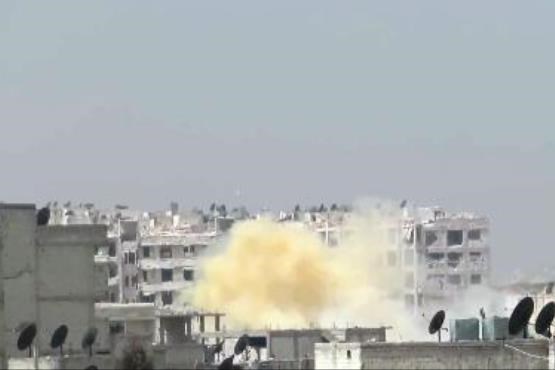 استفاده تروریست‌ها از مواد شیمیایی در حلب