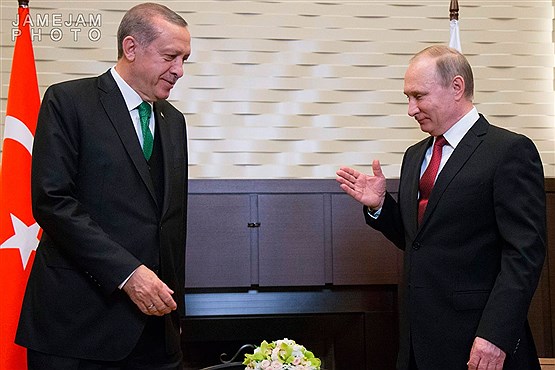 تاکید پوتین و اردوغان بر لزوم حفظ تمامیت ارضی عراق و سوریه