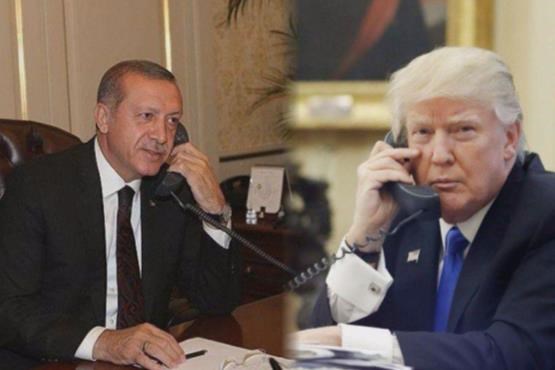 گفتگوی تلفنی ترامپ و اردوغان درباره تحولات اخیر سوریه