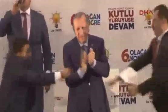 اتفاق جالب در سخنرانی اردوغان