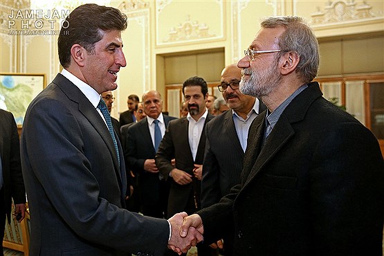 دیدار نخست وزیر اقلیم کردستان عراق با رئیس مجلس شورای اسلامی