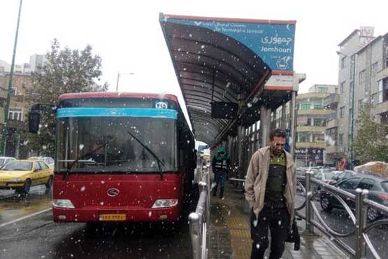 تمهیدات اتوبوسرانی در روزهای برفی