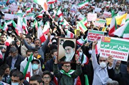 گزارش تصویری | راهپیمایی روز ۱۳ آبان در تهران (2)