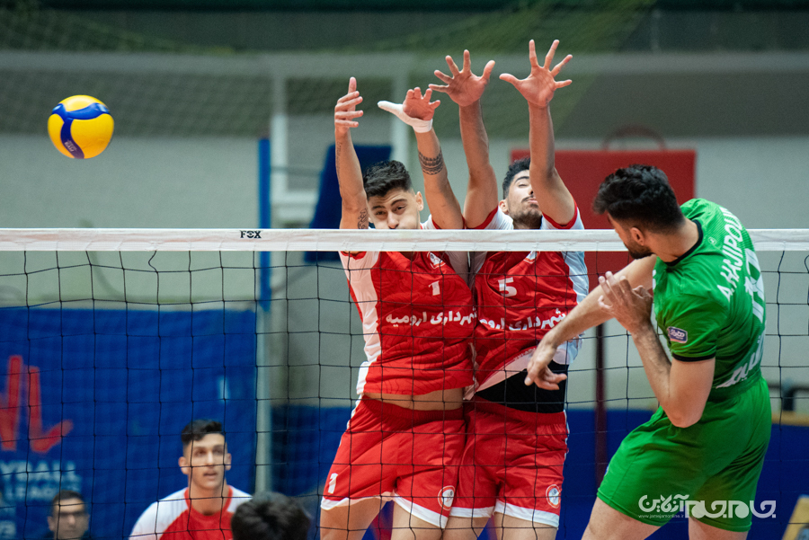 تصاویر | لیگ برتر والیبال دیدار شهرداری ارومیه و هراز آمل