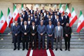 گزارش تصویری | دیدار ملی‌پوشان فوتبال ایران با رئیس‌جمهور