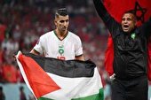 ببینید | مراکشی‌ها فلسطین را در جشن صعود سهیم کردند