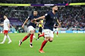 صعود فرانسه به یک چهارم نهایی با رکوردشکنی ژیرو و امباپه