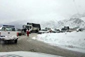 بارش باران و برف در محورهای ۹ استان کشور | ۷ جاده مسدود است