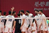 گزارش تصویری | دیدار تیم های والیبال ایران و چین