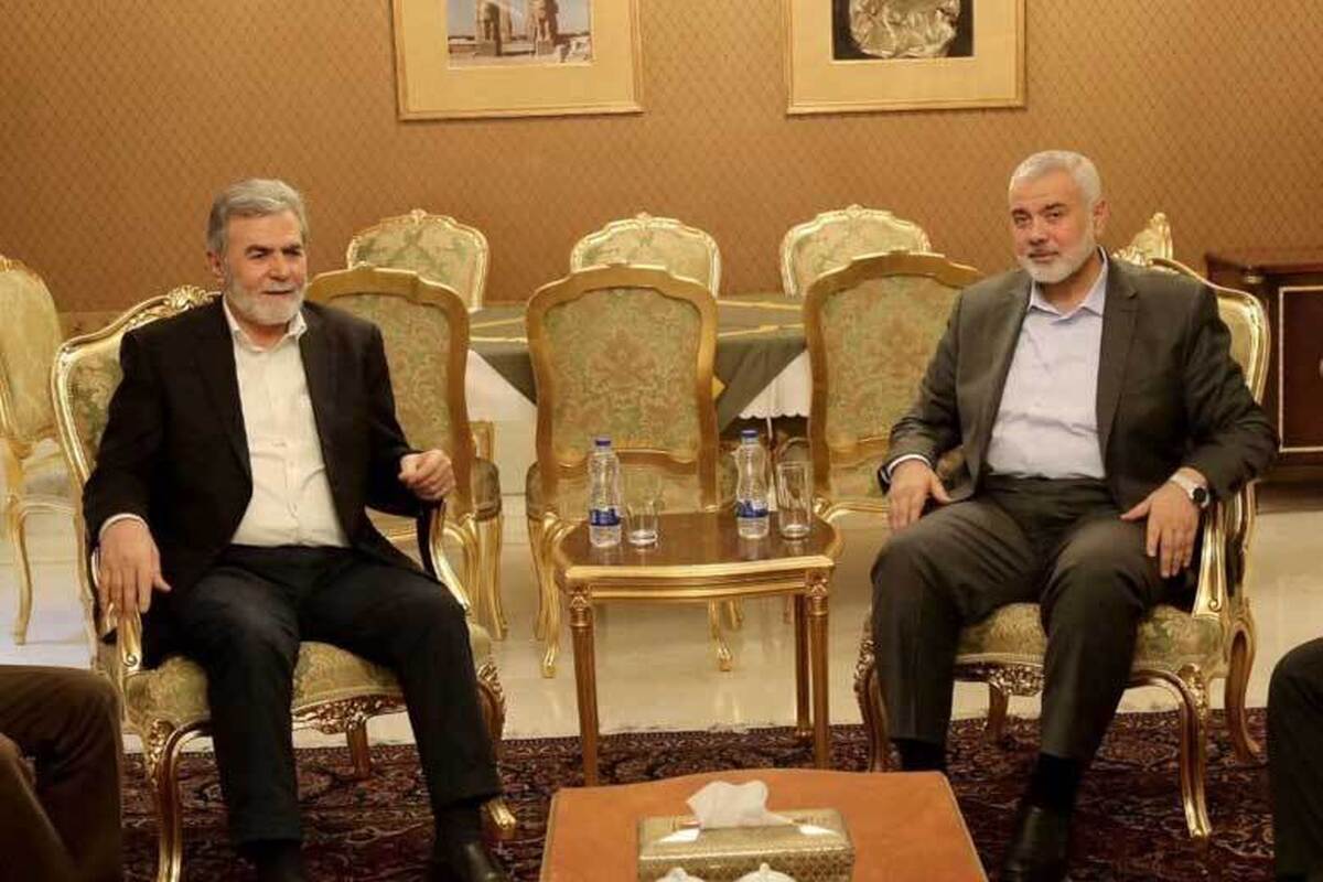 جنبش حماس در بیانیه‌ای از نشست مشترک میان اسماعیل هنیه و زیاد النخاله، دبیرکل جهاد اسلامی در تهران خبر داد.