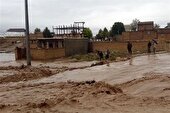 راه ارتباطی ١٠ روستا بر اثر بارش شدید باران در جنوب کرمان قطع شد