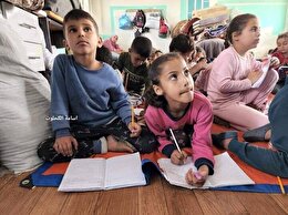 گزارش تصویری | فداکاری معلمان فلسطینی در شرایط جنگی حاکم بر نوار غزه