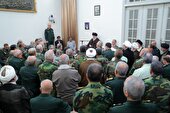 گزارش تصویری | دیدار  جمعی از فرماندهان نیروهای مسلح با رهبر معظم انقلاب