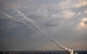 حمله موشکی مقاومت فلسطین به اطراف غزه